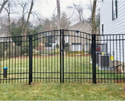 Rainbow Gate fence installation in New Jersey | Fence Pro by Bruno