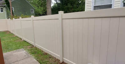 Vinyl - Clay fence installation in New Jersey | Fence Pro by Bruno