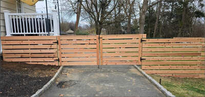 Horizontal Semi-Privacy Horse Fence fence installation in New Jersey | Fence Pro by Bruno
