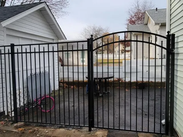 Aluminum fence project
