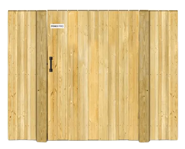 Straight-top Gate custom wood fence gate